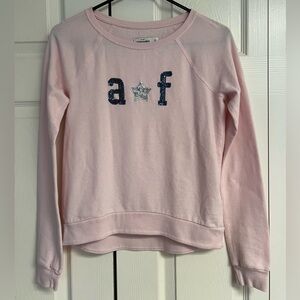 Abercrombie Kids Light Pink Shirt with Sequin Logo